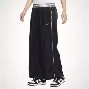스포츠웨어 루즈 핏 미드라이즈 새틴 팬츠 W - 블랙세일 IH1327-010 3691930 1960922