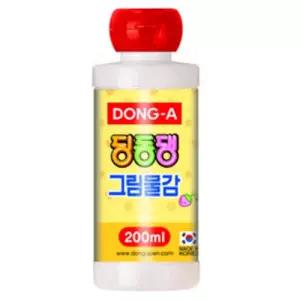 동아 단색물감 딩동댕물감 다홍색 / 200ml(12개입)