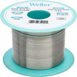 웰러 WSW SCN M1 (T0051404699) 솔더 와이어 다이아 1.0mm / 0.039인치 중량 100g 3.527온스 합금