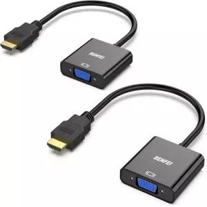 컴퓨터 데스크톱 노트북 PC 모니터 프로젝터 HDTV 크롬북 라즈베리 파이 로쿠 엑스박스 등을 위한 BENFEI