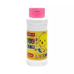 동아 단색물감 딩동댕물감 분홍 / 200ml(12개입)