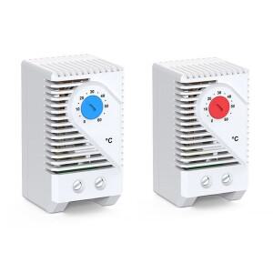 KTS011 NO NC 온도 컨트롤러 기계식 스위치 캐비닛 조절기 및 습도 제어 0-60 ℃ AC250V 10A
