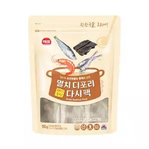 디포리 다시팩 X 2개 멸치 150g 사조해표
