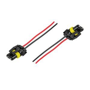 가스딘 2 PCS 배선 하네스 헤드라이트 소켓, 나일론 9005 9006 9012 9145 H10 여성 어댑터 소켓 와이어, 및 안개등용 피그테일 케이블, 자동차 액세서리