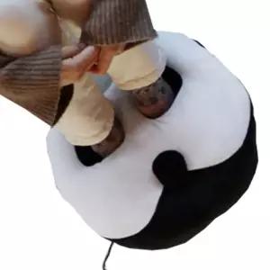 블랙 USB 발난로 손난로 극세사 발열쿠션 발열방석 시바견궁둥이