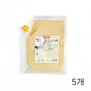5개 사골원액 미선 1Kg 사골농축액 사골육수베이스 X 밑국물 국물용육수 사골국물 식자재
