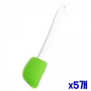 WL 논슬립 안심 실리콘 알뜰주걱 조리기구 주방용품 x5개 WFLR3HG