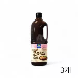 돈가스소스 옛날돈까스 X 부어먹는 업소용 프리미엄 경양식 3개 1.8L 돈까스소스 면사랑