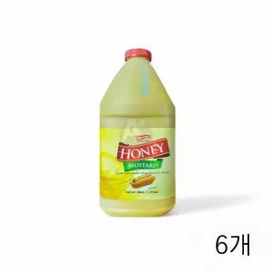 허니 1.8Kg 드레싱 드래싱 훈제 머스터드소스 6개 머스타드 샐러드 모아하우스 X 치킨