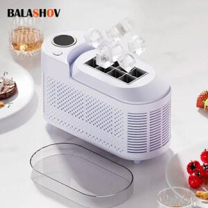 220V 110V 휴대용 소형 제빙기 미니 홈 기숙사 사무실 캠핑 12V 자동차 큐브 얼음 자동 만들기 상자
