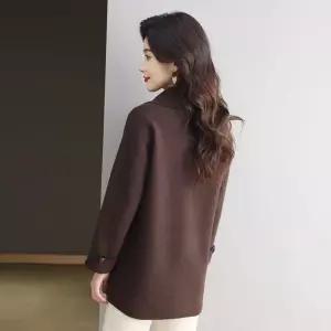여자 롱 하프 니트 모직 추동 가디건 아우터 봄가을옷 카디건 코트 KS3
