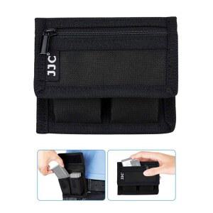 DSLR 배터리 AA E10 파우치 3개 LP 포켓 홀더 E6 LP 메모리 카드 LP