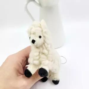굿즈 인도산 WOOL 핸드메이드 양 동물 강아지 귀여운 고급 오브제 장식품