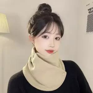 폴라폴리스 소재 간편한 똑딱이 데일리 넥워머 여성넥워머 여자넥워머 멀티스카프