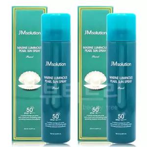 수분보충 제이엠솔루션 청광 마린 진주 선스프레이 펄 180ml안티에이징 주름개선 탄력강화180ml
