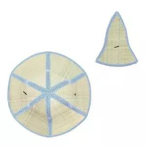 TBZ 휴대용 접이식 밀짚모자 G 밭일모자 농사밀짚모자 라탄모자 농부모자 챙넓은밀짚모자