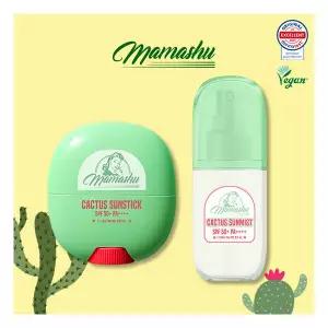 수분보충 마마슈 선인장 선스틱 15g 안티에이징 주름개선 탄력강화 선미스트 60ml