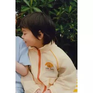 ZARA 후드 강아지 레인코트 - 오렌지 426881
