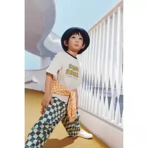 ZARA 펠리칸 프린트 티셔츠 - 미디움 크림 426927