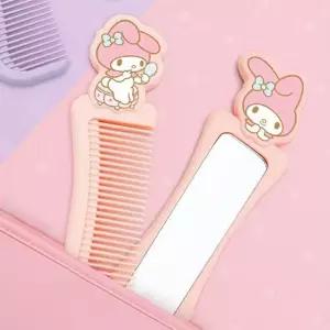 산리오 휴대용 빗거울 세트 빗거울