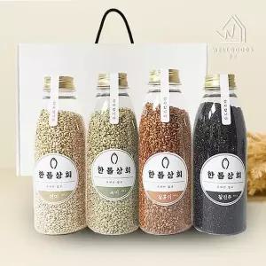 웰굿 웰굿국산 맛쌀 4종 선물세트 1호 녹미,홍미,찰현미,찰진주,각400g