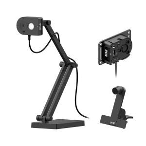 [미국배송] IPEVO MP-800M 다목적 4K USB 1080P 웹캠 AI 소음 감소 마이크 통화 게임 스트리밍 회의 하이브리드 작업 브이로그링을 위한 유연한 장착 옵션