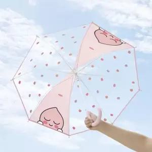 카카오 어린이 투명우산 어피치 키즈우산 1개 투명우산