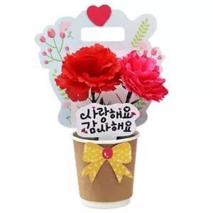 어버이날 편지 카네이션화분(4인용) 스승의날 감사 선물