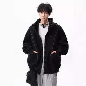 남친 그레이 가을 카디건 맨투맨 빅사이즈 가디건 후드 집업 젠3