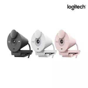 로지텍코리아 Brio 300 웹캠 PC 컴퓨터 노트북 화상 카메라 그라파이트/화이트/로즈