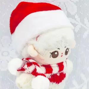 엔젤릭하트 인형 산타 모자 소품 5cm 10cm 15cm 솜 인형 옷 모루