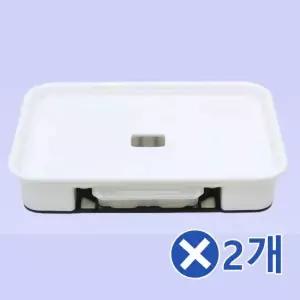 WL 직사각 화분받침대-6호x2개 화분정리대 거실화분정리 WFLPPLF
