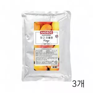 WL 앤드로스 망고 리플잼 1kg X 3개 대용량 망고잼 과일잼 식자재 토핑잼 과육베이스 WFLQPVX