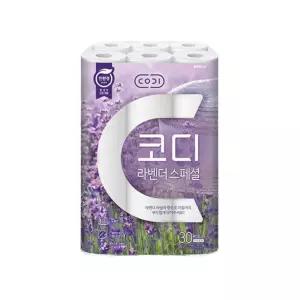 코디 3겹 라벤더스페셜, 30M, 30롤, 1개
