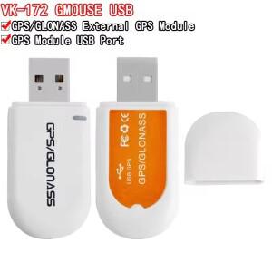 VK-172 GM호환OUSE USB GPS 위성 수신기 GPS/GLONASS 차량용 외부 모듈 윈도우 PC 노트북 인터페이스 내비