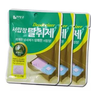 데오도라이저 서랍장 향기 탈취제 3개탈취제 소취제 세정제 변기 욕실용품