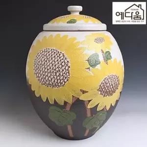예다움 예다움 둥근 해바라기 쌀독 20kg