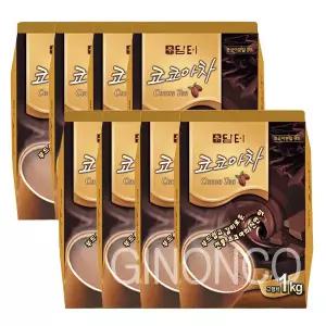 담터 코코아차 1kg (자판기용) 8개