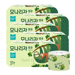 땡큐 롤화장지 50m 10롤x5팩(총50롤) 롤휴지 두루마리 대용량