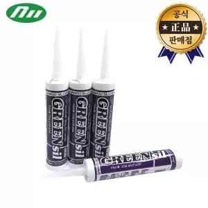 다우 그린실808 실리콘 흑색 1박스=25개 270ml 실란트 보수 다목적 그레이징 석재 유리 플라스틱