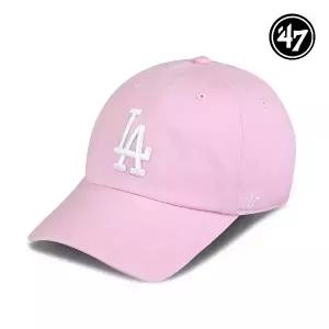 47브랜드 LA 다저스 빅로고 MLB 엠엘비 볼캡 야구 모자 페탈 핑크 B-RGW12GWSNL-PTA