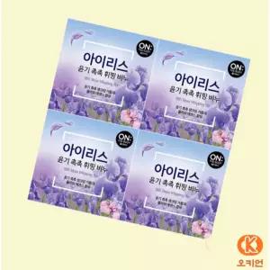 온더바디 비누 아이리스휘핑비누 90G X 4개