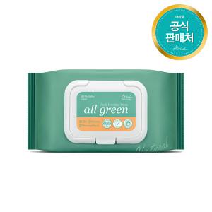 [공식] 아리얼 클린앤세이프 올그린 데일리 페미닌 와입스_40매