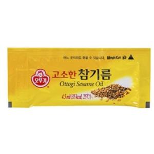 오뚜기 고소한 참기름 일회용 4.5ml X 100개