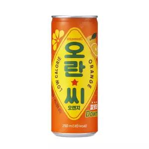 오란씨 오렌지 250ml X 30캔 탄산 저칼로리 비타민C