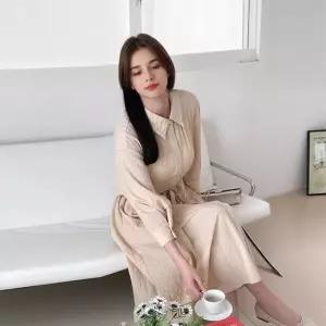 르포엠 [최초가 89 900원]헬렌 시어서커 셔츠 원피스