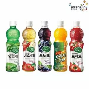 [웅진식품]웅진식품 자연은 주스 500ml 6펫 알로에/토마토/오렌지 외 택1
