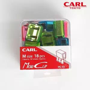 CARL 칼 모리클립 문서 서류 사무용 페이퍼 클립 사무용품 파일철 중형 칼라 펜팬