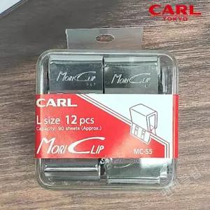 CARL 모리클립 사무용 페이퍼클립 문서 파일철 대형 메탈 12개입 펜팬