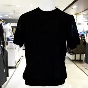 [대구백화점] [런던포그]남성 니트 반팔 라운드 티셔츠(ZOANC72Z)